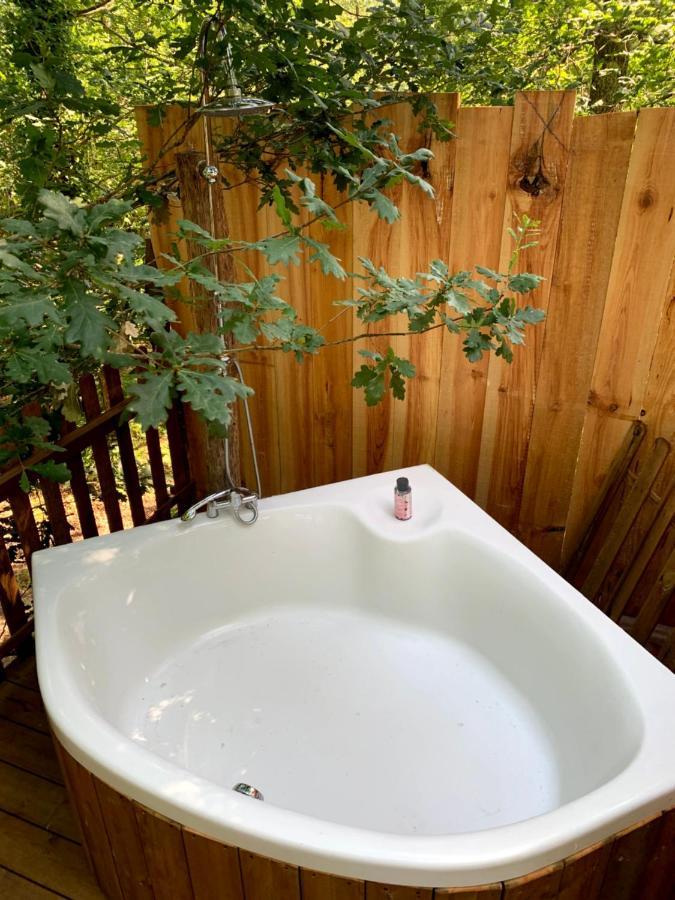 Magic Roof Top Bus With Big Bath In The Tree Forest! Mimizan Esterno foto